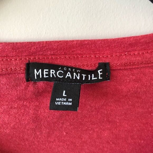 JCREW Mercantile Side Tie Long Sleeve Tee - Picture 6 of 6